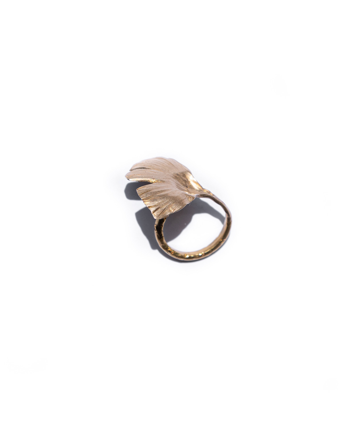 Anello Gingko Semplice