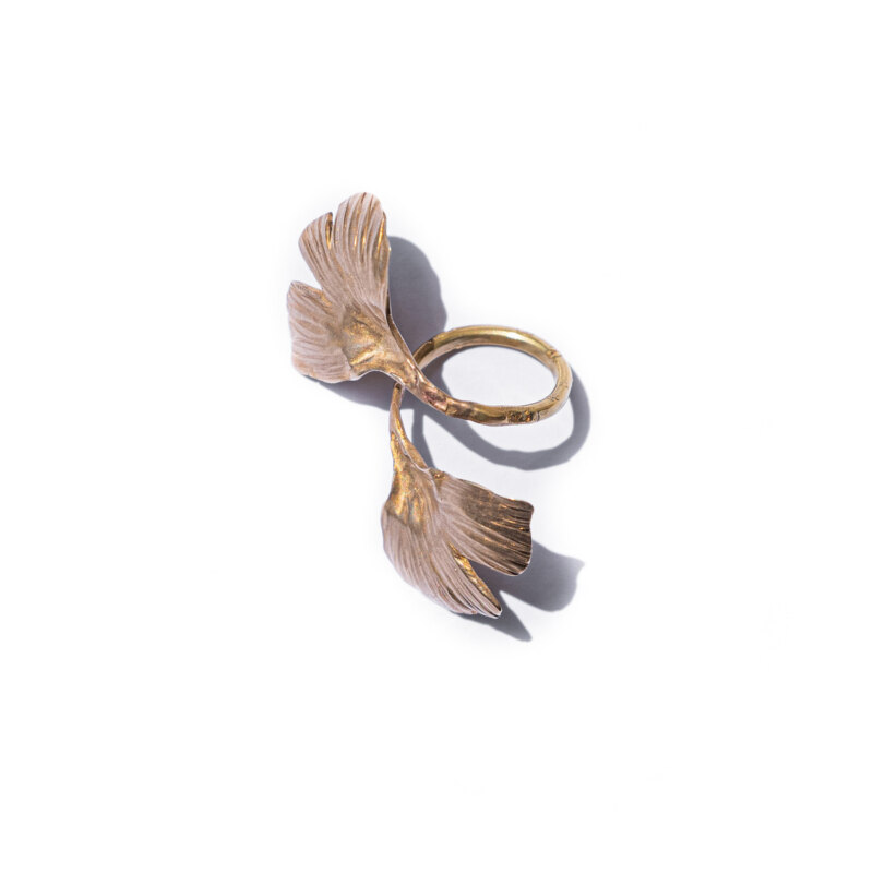 Anello Gingko Doppio