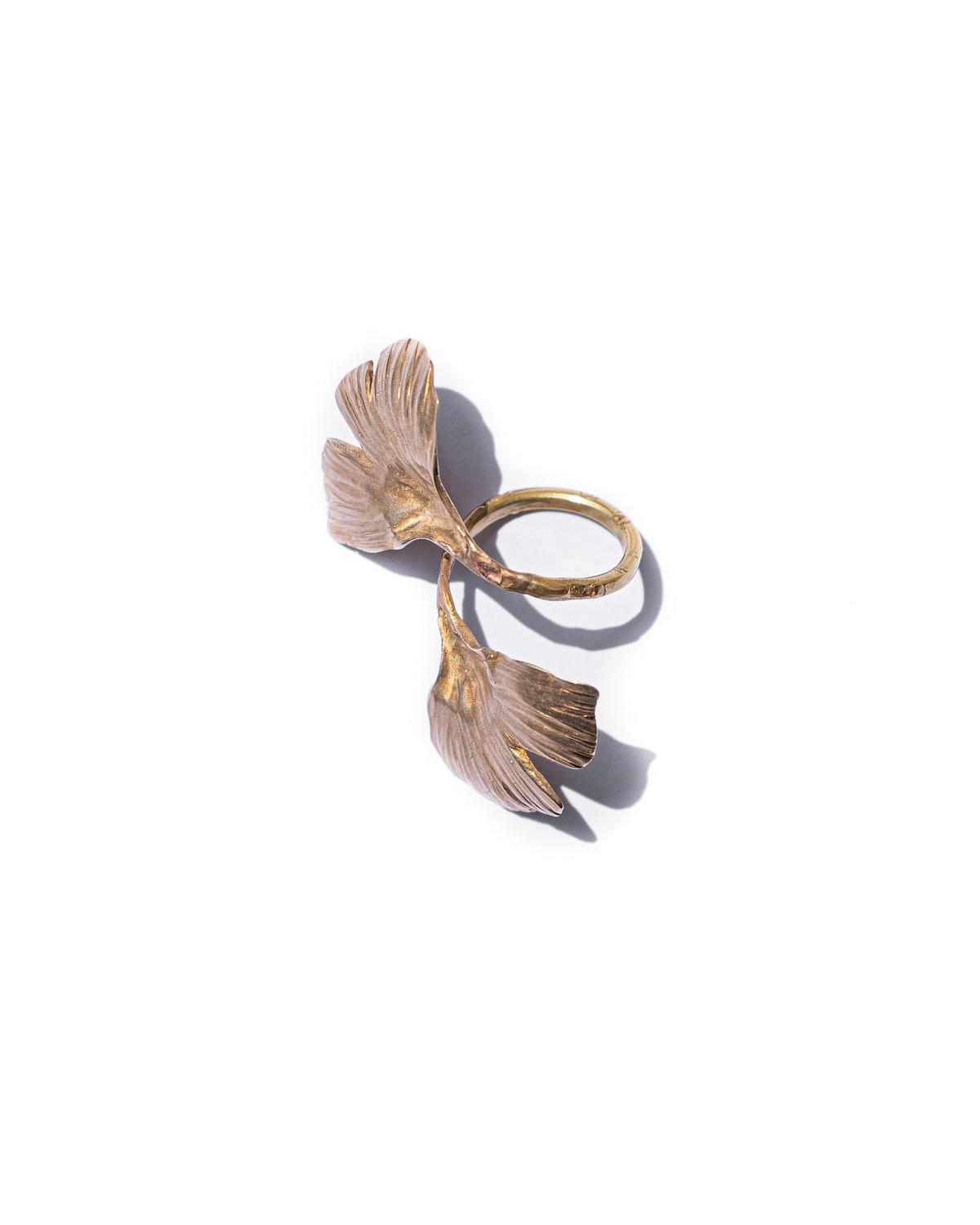 Anello Gingko Doppio
